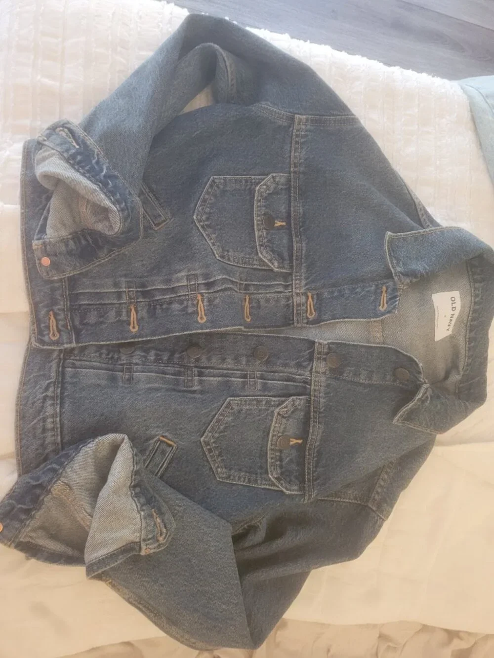 Old navy cropped denim jacket